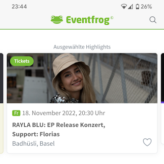 Eventfrog App project image